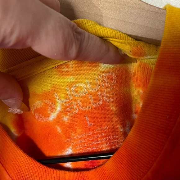 Liquid Blue Jimi Hendrix Axis Bold As Love Tie-Dye T-Shirt Size Large - Picture 8 of 8